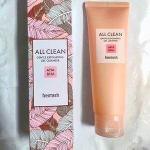 Heimish All Clean Gentle Exfoliating Gel Cleanser 130ml, NEW, AHA BHA K Beauty